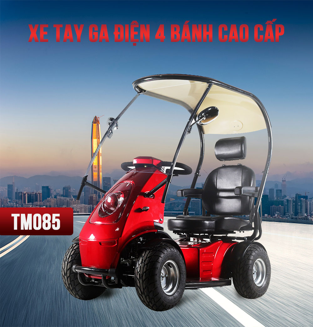 Xe tay ga điện 4 bánh cao cấp chất lượng cao TM085