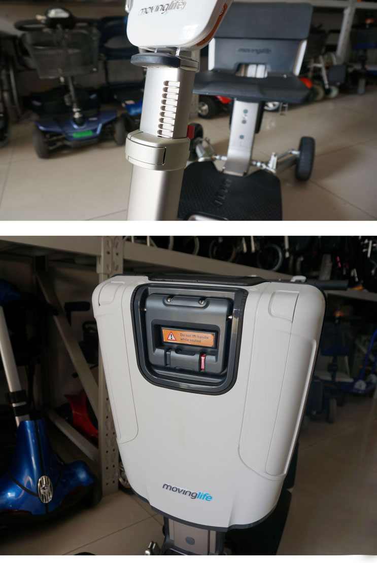 Xe điện mini cao cấp hô biến thành vali độc đáo và tiện ích TM065