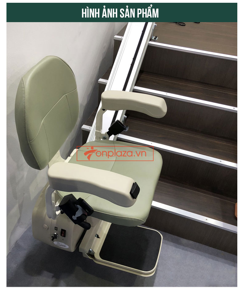Hệ thống ghế leo cầu thang thẳng tự động hàng nhập khẩu lắp từ tầng 1-2 (hàng đặt theo kích thước thực tế) TM075